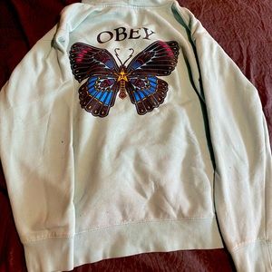 Selling obey monarch butterfly sweater